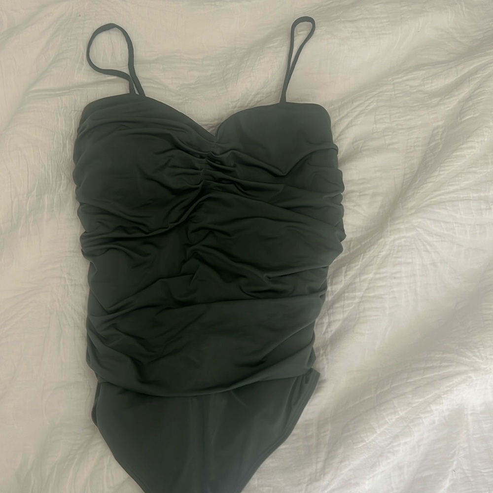 Olive green bodysuit from express worn once size medium